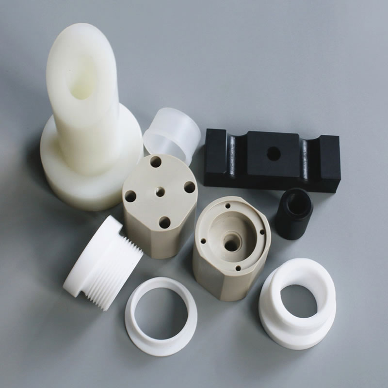 Páirteanna Plaisteacha Machined PTFE, PEEK, PCTFE, TFM